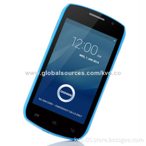 Smartphone with Android 4.2.2, Dual-core 1.0GHz GPS, Sized 125.8*65.4*10.3mm